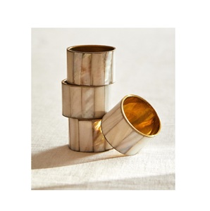 <b>Table</b> Ware New Napkin Rings <b>Cloth</b> Holder 100% High Quality Customized Size Handmade Antique Brass Mop Napkin Holder Hot Sale - Product Image 1