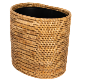 Cesta de basura de mimbre hecha a mano al por mayor para la decoración del hogar del proveedor vietnamita ODM/OEM - Product Image 2