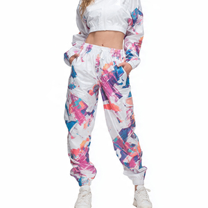 กางเกงกันฝนผู้หญิง OEM ผ้าไนลอนผสมสแปนเด็กซ์ 100% กันน้ำ กันลม - Product Image 5