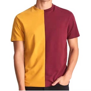Camiseta Unisex de algodón 100%, novedad de verano, muestra personalizada de moda, camisetas en blanco con hombros caídos de 230gsm, camisetas de dos colores - Product Image 1