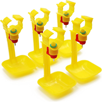 Abreuvoir automatique à tétine pour poulets, équipement d'élevage avicole et zootechnique, abreuvoir à tétine de type vis pour poulets de chair et pondeuses