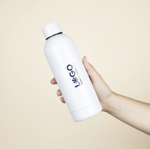 Botella de Agua Térmica de Acero Inoxidable de Estilo Nórdico Blanco de 550 ml, Sostenible y Ecológica - Product Image 5