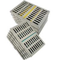 Boîte de support de cassettes de stérilisation pour autoclave chirurgical dentaire allemand de qualité supérieure pour 10 instruments, cassettes de stérilisation