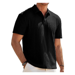 Proveedor de camisetas polo de primera calidad para hombre, mezcla de algodón suave, tejido de manga corta, ajuste cómodo, cuello abotonado, ropa informal elegante - Product Image 4