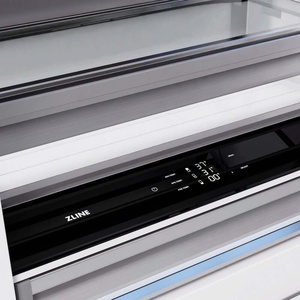 Refrigerador Eléctrico Zline RBITZ30436MB Autograph Edition de 36 Pulgadas con Congelador Inferior de 19.8 Pies Cúbicos Dispensador de Agua con Máquina de Hielo - Product Image 6