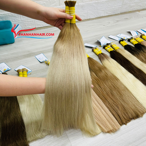 Prix de gros Extensions de cheveux en vrac droits humains longue durée 100% cheveux crus vietnamiens de haute qualité - Product Image 3