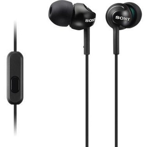 Audífonos Intrauditivos Sony MDR-EX110AP para Teléfonos Inteligentes, Color Negro - Product Image 1