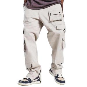 Pantalones Cargo para Hombre con Logotipo Personalizado al por Mayor, Estilo Hip Hop, Ropa de Gimnasio, Pantalones Cargo Holgados con Múltiples Bolsillos - Product Image 4