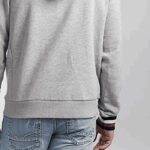 <b>Men</b> Heavyweight Casual <b>Men'S</b> Blank Hoodie Custom Embroidered Logo Cotton <b>Quarter</b> <b>Zip</b> Oversized <b>Men</b> Plain Pullover Hoodie - Product Image 5