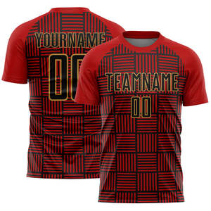 เสื้อฟุตบอลพรีเมียมสั่งทำพิเศษ สีและโลโก้ตามต้องการ สำหรับผู้ใหญ่ แขนสั้น ระบายอากาศได้ดี น้ำหนักเบา แห้งเร็ว เหมาะสำหรับทีมสโมสรและการแข่งขัน - Product Image 3