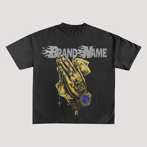 Streetwear personnalisé hommes t-shirts imprimé football basket-ball football maillot séchage rapide formation maille Boxy surdimensionné T-shirt - Product Image 2