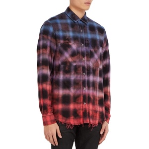 Personalizado de los hombres de gran tamaño Casual Logo bolsillo transpirable algodón franela elegante manga larga otoño pesado camisas de franela - Product Image 1