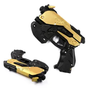 Gold Overwatch DVA Foam Pistol Cosplay Gun Prop