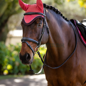 Bonnet d'oreille de cheval au crochet de qualité supérieure lavable léger respirant voile de mouche parfait pour les spectacles équestres élégants Bonnet d'oreille - Product Image 2