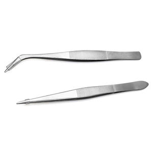 Pinzas Profesionales de Alta Calidad para Extensión de Pestañas de Acero Inoxidable, Precisión, Antiestáticas, para Puntas Rectas y Curvas - Product Image 3