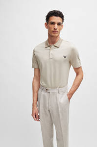 Chandail tricoté à revers à manches courtes avec col de golf, chemise à impression personnalisée de haute qualité, coupe ajustée, nouveauté d'été pour hommes - Product Image 5