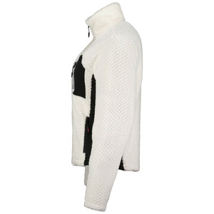 Chaqueta de lana Polar con bolsillos y cremallera a la moda para mujer, chaqueta pesada transpirable cálida con cremallera personalizada y logotipo personalizado - Product Image 4