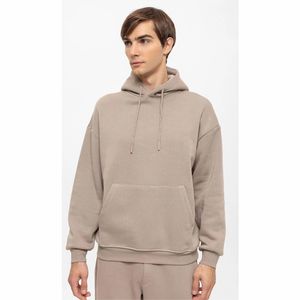 OEM Survêtement en polyester et coton épais Design personnalisé pour hommes femmes Motif solide Col à capuche Imprimé de haute qualité - Product Image 4
