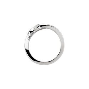 Stuller Freeform 14KW Gold Plated <b>Adjustable</b> <b>Ring</b> 50832:102P Fashionable Trendy Inlay Number Shape <b>Ring</b> 18K <b>Size</b> <b>Adjustable</b> 18K - Product Image 2