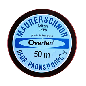 OVERMANN 50m Cord for Tile Laying 10kg Red <b>Plastic</b> Product Pack Size 12 - Product Image 3