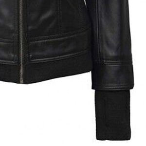 2024 hommes décontracté véritable peau de vache fermeture éclair course et Motocross équipe veste vêtements de sport d'hiver avec col montant taille XL - Product Image 6