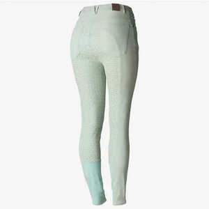 Botón ecuestre a través de los fabricantes Camisas de nailon Spandex Ropa ecuestre de manga corta para mujeres Jodhpur & Breeches - Product Image 2
