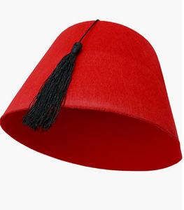 Faith – chapeau arabe <span class=keywords><strong>rouge</strong></span> Fez, accessoire de Costume <span class=keywords><strong>marocain</strong></span> Fez chapeaux avec gland noir - Product Image 2