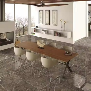 Carreaux de porcelaine d'aspect marbre en céramique polie brillante de 60x120cm marron de Venise pour l'usage de plancher et de mur de maison intérieure d'hôtel - Product Image 1