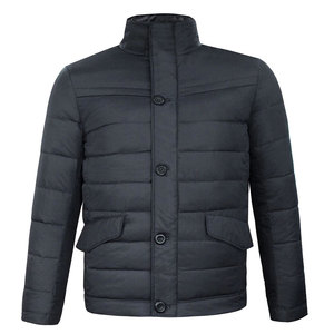 Chaqueta acolchada impermeable de invierno con cuello levantado para hombre al por mayor, chaqueta acolchada personalizada para exteriores, chaqueta acolchada para hombre - Product Image 1