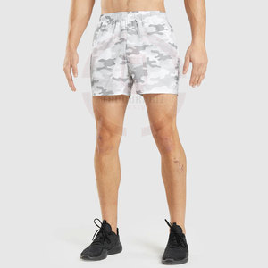 Pantalones cortos de gimnasio elásticos de estilo callejero para hombre, pantalones cortos de baño transpirables de algodón de secado rápido en tamaño XL, entrenamientos no tejidos sólidos - Product Image 1