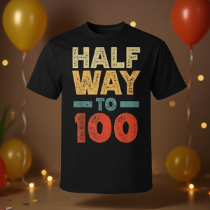 Camiseta de broma personalizable para el 50 cumpleaños de un hombre, idea de regalo promocional - Product Image 3