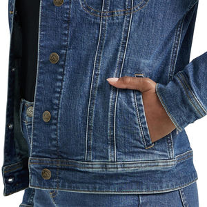 Nouvel arrivage Vestes pour femmes grande taille personnalisées Manteau en jean Veste ample chaude personnalisée Veste véritable pour femmes - Product Image 4