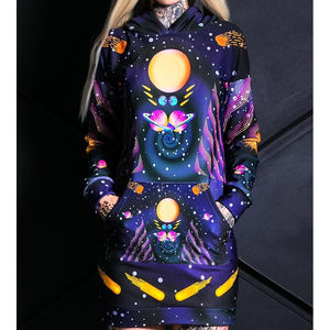 Alta calidad personalizado hombres Logo Rhinestone Halloween esqueleto grueso de gran tamaño Full Zip up Hoodies - Product Image 4