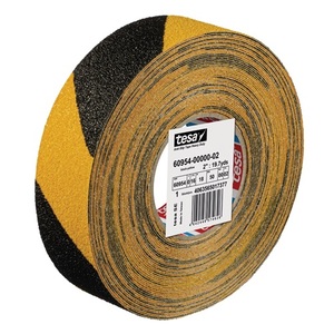 Extra Strong 60954 Black/Yellow Anti-Slip Adhesive <b>Tape</b> 18m Length 50mm Width Flooring Accessories by TESA - Product Image 3