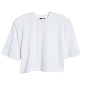 Camisetas cortas elegantes para mujer, material ligero y cómodo, adecuadas para uso al aire libre y moda casual diaria. - Product Image 1