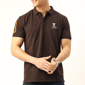 เสื้อโปโลชาย วัสดุคุณภาพดีเยี่ยม ผ้าฝ้ายพรีเมียม รับสกรีนโลโก้ แขนสั้น สวมใส่สบายๆ สำหรับฤดูร้อน - Product Image 1