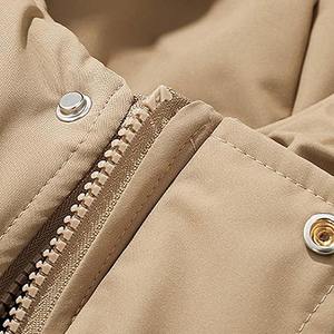 Veste d'hiver à capuche pour hommes, manteau alternatif chaud et épais en duvet, coupe-vent, imperméable, tenue décontractée en plein air - Product Image 4