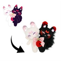 Personnalisé mignon petit renard en peluche Anime Animal personnalisé poupée décompression anime périphérique cadeau