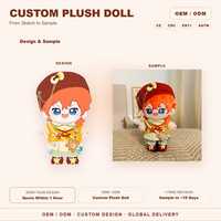 Poupée en peluche personnalisée CE CPC, figurine d'idole Kpop ou d'anime, 5cm, 20cm, 40cm, jouet en peluche, star coréenne, usine OEM, vente en gros
