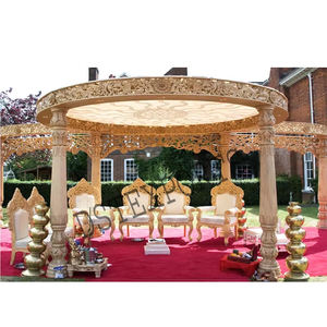Mandap para Bodas Hindúes al Aire Libre, Último Modelo en Australia, Mandap Hindú de Fibra Tallada, Mandap de Fibra con Aspecto de Madera para Bodas Hindúes, Canadá - Product Image 1