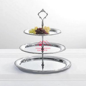 Soporte de pastel de Metal decorativo de Navidad para el hogar de lujo con acabado dorado 2024 a precio mayorista - Product Image 5