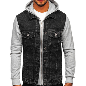 Vestes à capuche pour hommes Custom Designer Fashion Selvedge Repairs Oversize Blanket Lined Vestes pour hommes, vestes pour hommes, veste pour homme - Product Image 4