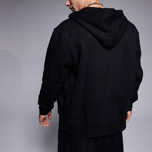 Vente chaude Premium hommes hiver sweats à capuche zippés nouveauté respirant coupe-vent séchage rapide 100% coton polaire à capuche grande taille - Product Image 6