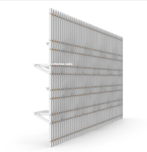 Support mural en fer forgé 5m support en métal pour articles de décoration murale à la maison support de décoration murale élégant - Product Image 3