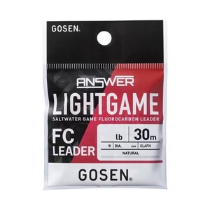 GOSEN ANSWER สายตกปลาไลท์เกม เอฟซี ลีดเดอร์ 30 ม. (รุ่น: 0.8/1/1.2/1.5) - Product Image 3
