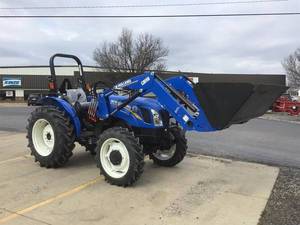 Used New Hollandd 55 HP <b>Wheel</b> Tractor with FPT Engine Gearbox Pump Bearing & Motor for <b>Small</b> Farm Use - Product Image 2