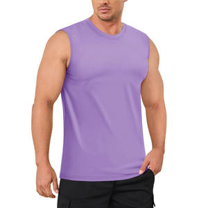 Débardeurs de sport personnalisés Débardeurs et débardeurs de fitness pour hommes Débardeurs vierges sans manches en tricot pour le sport - Product Image 1