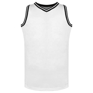 Camisetas de Baloncesto Personalizadas con Estampado, Ropa Deportiva Lisa para Hombre, Camisetas Unisex de Poliéster con Logotipo Personalizado, Secado Rápido, Sin Mangas - Product Image 1