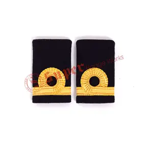 Customized Quality Wholesale Price Epaulettes Gold Black Manufacturers of Ceremonial use 2023