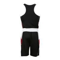 Uniforme de Boxeo Más Vendido en Oferta, 100% Poliéster, Secado Rápido, Transpirable, Talla Personalizada, Logotipo Personalizado, Uniforme Deportivo de Boxeo